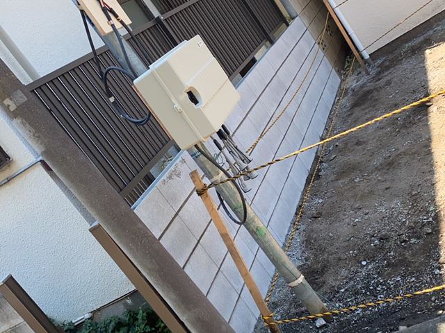 東京都品川区荏原のブロック撤去・新設工事後の様子です。